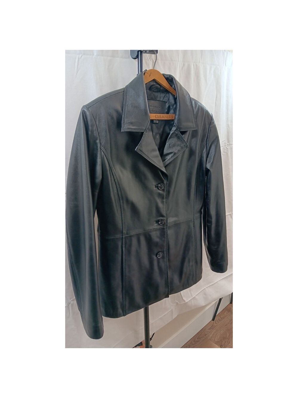 Medium Denver Hayes Leather Jacket Women Black Stunning